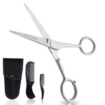 Ontaki 5 Professional German Steel Beard & Mustache Barber SCISSORS-2 Comb New. Price: $20.26.
