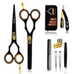 Professional Japenese Barber 6.2" Scissors Salon Set High Quality Wrazor New. Price: $34.00.
