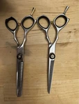 Left Handed Viper Styling & Thinning Scissors Shears Stainless Steel 6 Used. Price: $50.00.