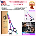 Krisp 7IN Professional Hair Cutting Scissors Titanium Multi-color Barber Tool Se New. Price: $23.99.