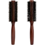 Jaasuee Round Boar Bristle Hair Brush With Wooden Handle Ideal For Brown New. Price: $9.96.