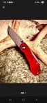 VG10 Core Damascus, Beed Bone Folding Knife (nj) E-ndm-red New. Price: $45.00.