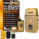 Atvoxis All-metal Close 3-SPEED Foil Shaver For Men New. Price: $34.99.