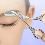 Stainless Steel Eyebrow Scissors With Comb - Precision Grooming Tool New. Price: $15.99.