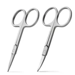 Bezox Premium Nail Scissors 2PCS, Professional Curved And Set 2, Silver New. Price: $11.75.