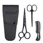 Bluezoo Beard Mustache Scissors And Comb Kit With Pu Storage Medium, Black New. Price: $22.90.