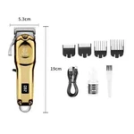 Kemei Golden Cordless Professional Hair Clippers Trimmer For Men KM-2628 New. Price: $22.50.