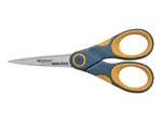 Titanium Non Stick 5 Inch Scissors Grey Yellow Ergonomic Handle For Crafts Of... New. Price: $15.59.