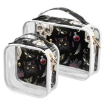 Mnsruu Clear Makeup Bags Goth Skull Moth Toiletry For One Size, 23 New. Price: $26.81.