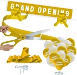 Grand Opening Ribbon Cutting Kit 25" Gold Scissors Satin #R018 New. Price: $44.99.