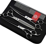 8.0 Inch Dog Hair Cutting, Curved And Thinning Scissor Shears Pet Grooming Tool New. Price: $88.99.