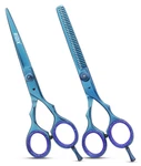 Professional Barber Scissors & Thinner Set High Carbon Steel Hair Cutting Shears New. Price: $26.99.