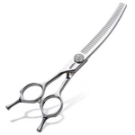 Fogosp Professional Left Handed Curved Comb Thinner Dog Grooming Scissors 7.0 New. Price: $157.61.