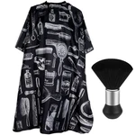 Febsnow Professional Hair Cutting Cape With Neck Duster Brush, Salon Black New. Price: $20.98.