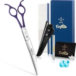 Fengliren Highend Professional Dog Grooming Curved Scissors Pet Shears... New. Price: $129.08.