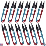24 Pack Mini Sewing Scissors 4.2" Fabric Snips Trimming Cutters For Diy Craft New. Price: $31.35.
