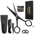 5" Premium Beard Mustache Scissors, Black High Carbon Stainless Steel New. Price: $11.71.