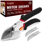 Multifunctional Miter Shears With 2 Stainless Steel Replacement Blades New. Price: $57.21.