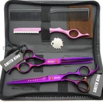 7.0 Inches Professional Hair Cutting Thinning Scissors Set With Razor (violet) New. Price: $42.19.