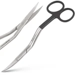 Bent Handle Double Curved Embroidery Scissors 6 Inch Stainless Steel Embroide... New. Price: $18.71.