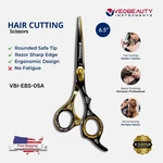 Cutting Scissors 6.5" Japanese J2 Steel Barber Shears Black & Gold New. Price: $21.99.