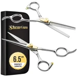 Hair Cutting Scissors Thinning Shears Barber Salon Styling Tools Set Shearguru New. Price: $43.16.