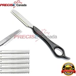 10 Blades + Professional Hair Styling Thinning Texurizing Cutting Feather Razor New. Price: $9.70.