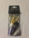 Gingher 3.5 Inch Gold-handled Lions Tail Embroidery Scissors 01-005870 New. Price: $18.00.