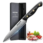 Huusk Damascus Kitchen Utility Knife, Japanes VG10 Small Chef Knives 5 Inch W... Open. Price: $75.99.