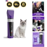 Cat Grooming Clippers For Matted Hair 5-SPEED Cordless Pet Trimmer Purple New. Price: $60.41.