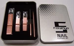 Foranyo 5-PIECE Nail Clipper Set Baby Pink New. Price: $11.90.