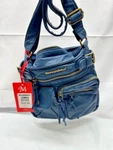 Montana West Crossbody Bag For Women Soft Washed Leather Multi Pocket Purse-blue New. Price: $27.99.