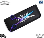 6.5" Professional Barber Hairdressing Scissors Cutting Blue & Purple New. Price: $199.94.