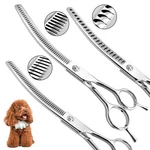 Wingsbro Pet Curved Thinning Scissors, 7 Inches Silver Grooming New. Price: $22.50.