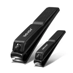Bezox Clippers Set Of 2 - Stainless Steel Toenails Small, Deep Black New. Price: $10.96.