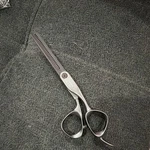 Fromm F1014 Thinning Scissors & Shears Stainless Steel Silver 6 Finger Rest Used. Price: $21.00.