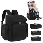 Large Capacity Hairstylist Travel Bag With Adjustable Dividers For Tools New. Price: $83.99.