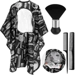 Febsnow Professional Barber Cape With Neck Duster Brush Large Hair Cutting... New. Price: $13.35.