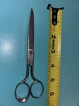 Henry Seymour Scissors Shear Co. New York, 6 Vintage Hair Cutting Used. Price: $24.00.