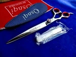120DAYS Warranty Left Handed 7.5" Barber Hairdressing Scissors/japanese Steel New. Price: $39.16.