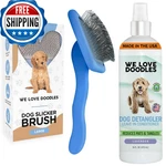 We Love Doodles Large Slicker Brush & Lavender Detangler Spray Pack For Long-h New. Price: $57.49.