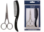 Cala Men Mustache Precission Scissors & Comb Set - Premium Quality Tools 50654 New. Price: $19.99.