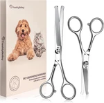 Professional Pet Grooming Scissors Set For Dogs & Cats - Round Tip Shears New. Price: $32.99.