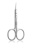 Sillver Cuticle Scissors Curved Blade - Extra Fine Pointed Tip Silver New. Price: $10.99.