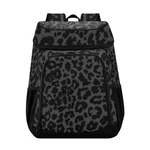 Alaza Dark Gray Leopard Cheetah Print Backpack Cooler For Women Insulated... New. Price: $59.28.