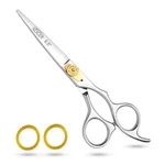 Nixcer Hair Cutting Scissors Razor Edge 420C Japanese Steel Handmade Shears 6.5" New. Price: $14.99.