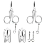 4PC Small Folding Scissors, With Key Chain, Portable - Mini For Trav... New. Price: $13.11.