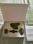 Huefull Jade Roller & Guasha Set Facial Massage Sculpting Tool W/manual Nib! New. Price: $12.75.