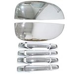 Newyall Pack Of 4 Chrome Door Handle 2 Upper Half Mirror Cover For Chevro.... Price: $61.57.
