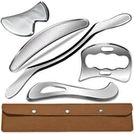 5 1 Muscle Scraper Stainless Steel Gua Sha Massage Tools Set, Professional... New. Price: $64.54.